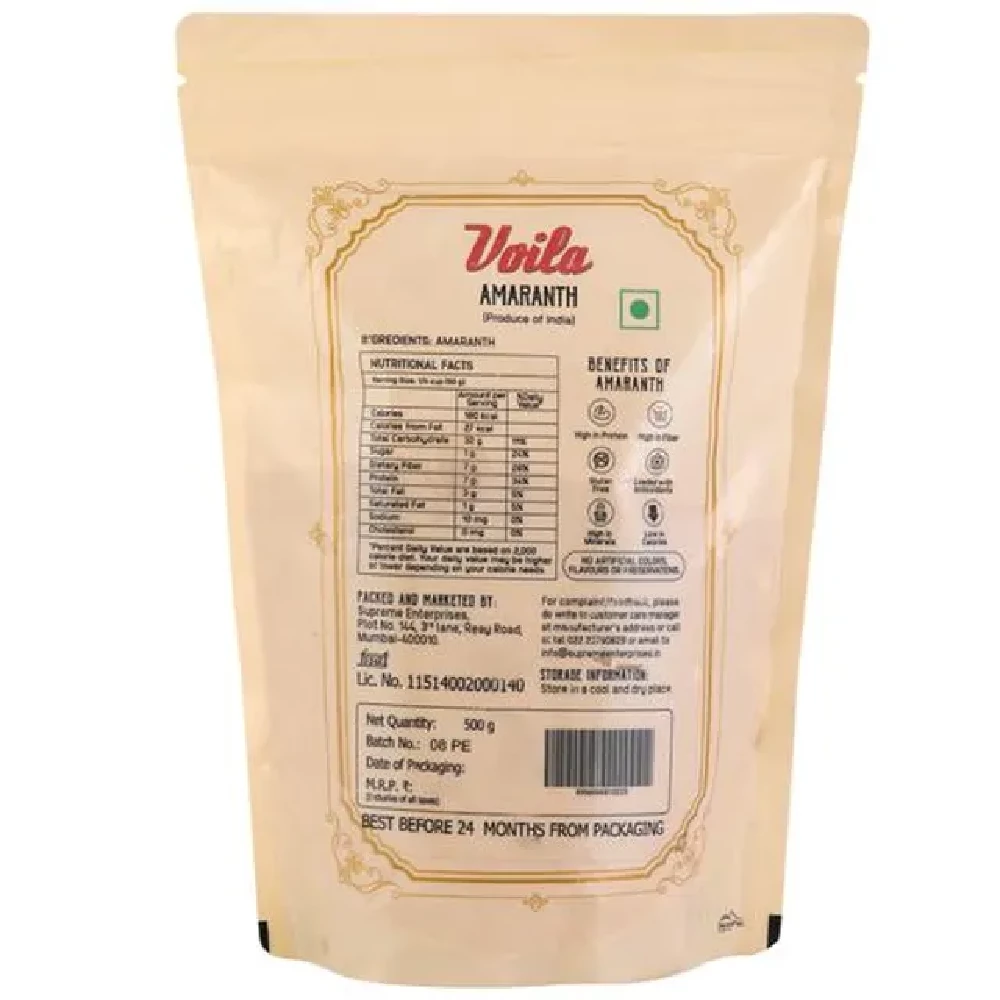 VOILA Organic Amaranth, 500 g-2.webp
